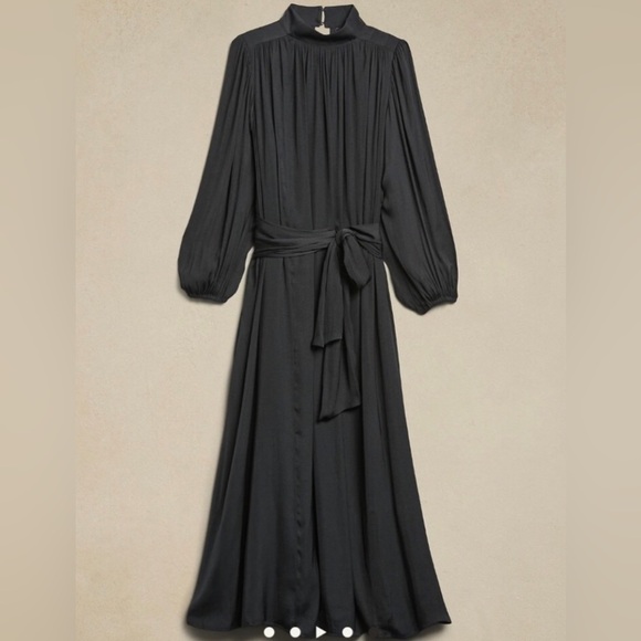 NWT! Banana Republic Purple Dawn Slit-Back Maxi Dress - Size Small - Picture 6 of 7